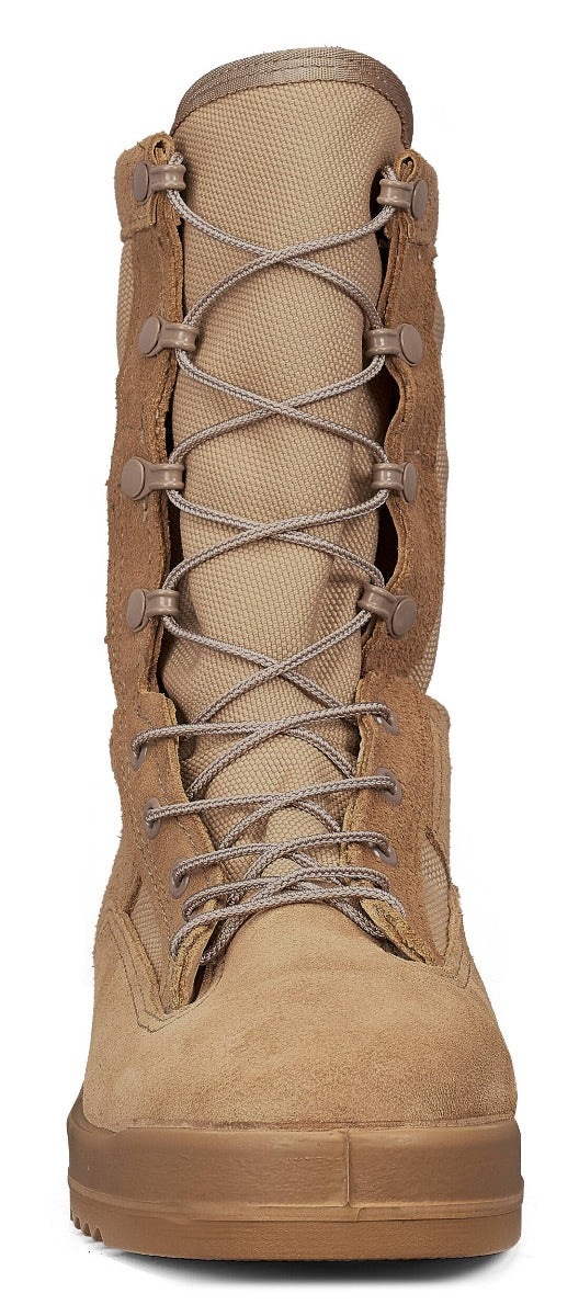 Belleville Men's, 8", 330DESST, Hot Weather Steel Safety Toe Flight Boot, Desert Tan, 9, Regular 330DESST 090R