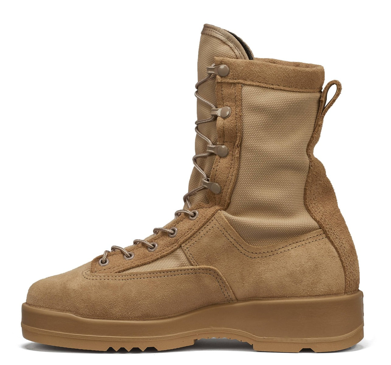 Belleville Men's, 8", 330DESST, Hot Weather Steel Safety Toe Flight Boot, Desert Tan, 9, Regular 330DESST 090R