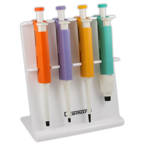 Globe Scientific 3310-4 Pipette Stand 4-Place for Diamond Pipettes Acrylic