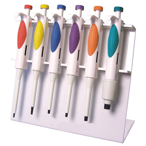 Globe Scientific 3310-6 Pipette Stand 6-Place for Diamond Pipettes Acrylic