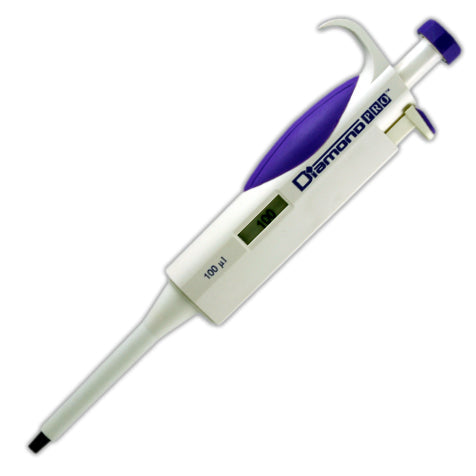 Globe Scientific 3312-100 Pipette Diamond PRO Fixed Volume 100uL Lavender