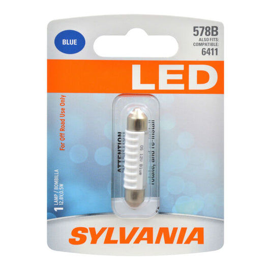 Sylvania Automotive 33270 Sylvania 578 Blue Led Mini Bulb, 1 Pack