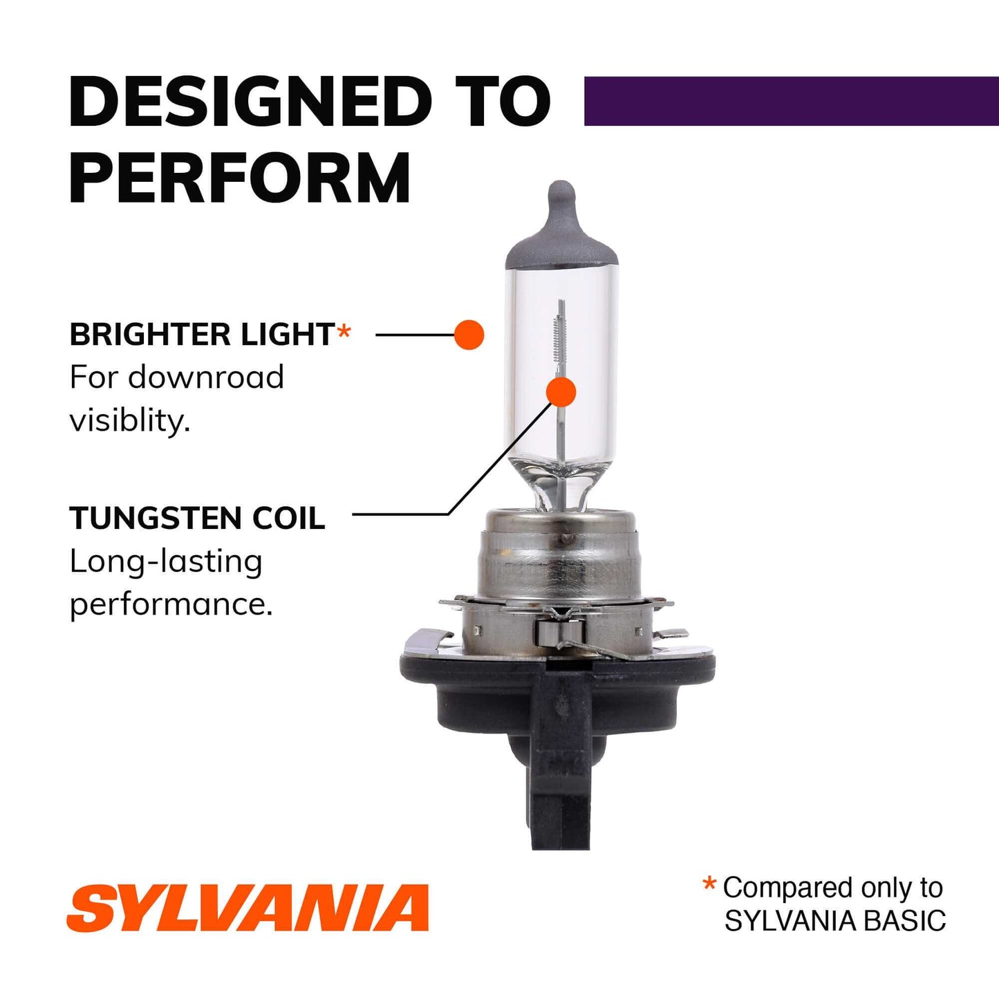 Sylvania Automotive 33452 Sylvania H11B Xtravision Halogen Headlight Bulb, 1 Pack