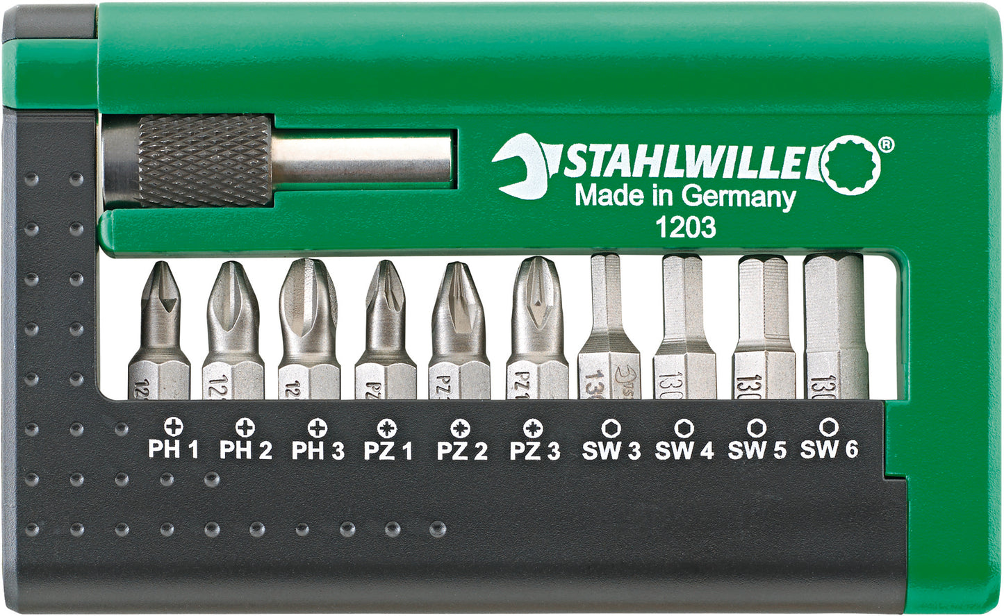 Stahlwille 96080115 1203 BIT-SET FUER ELEKTRONISCHE BOHRMASCHINEN Bit Box