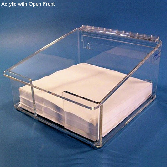 SOS Cleanroom Cleanroom Wiper Dispenser for 9" x 9" Wipes with Lid (Low Profile)