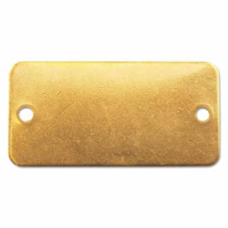 C.H. HANSON® 41292 432B Brass Tag 1"X3" (100 EA)