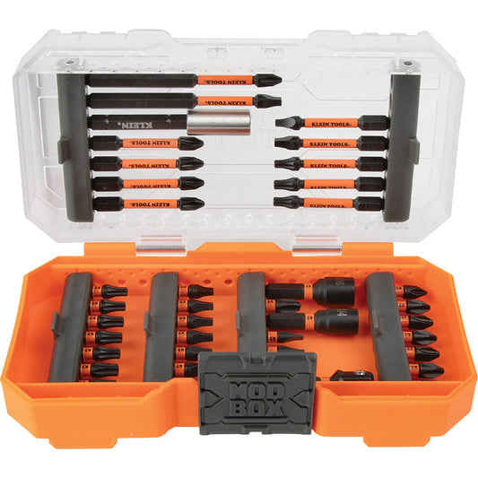 Klein Tools 33801 ProFlex Impact Driver Bit Set, 40-Piece