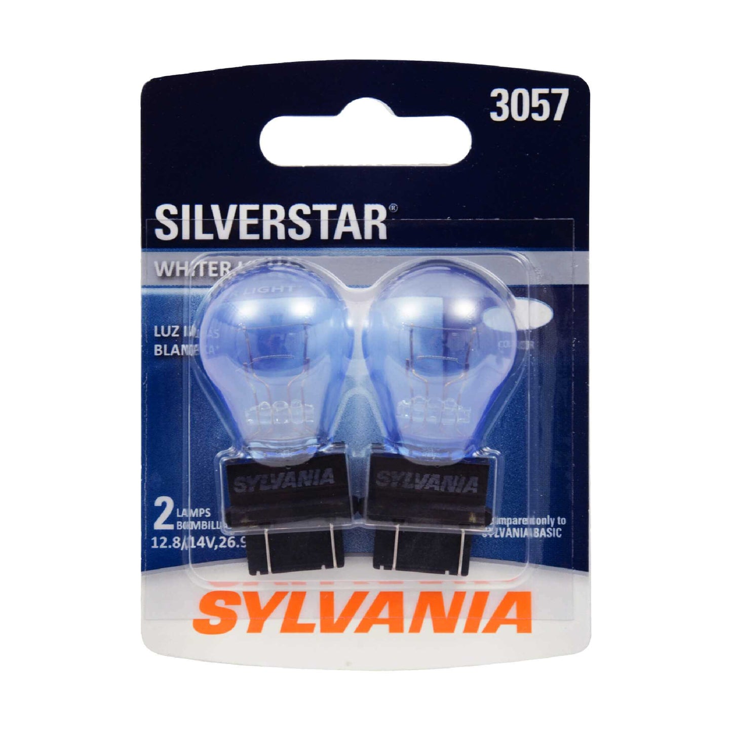 Sylvania 3057 Silverstar Mini Bulb, 2 Pack