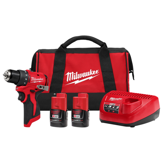 Milwaukee Tool 3401-22 M12™ Subcompact Brushless 3/8" Drill/Driver Kit, 1 ST