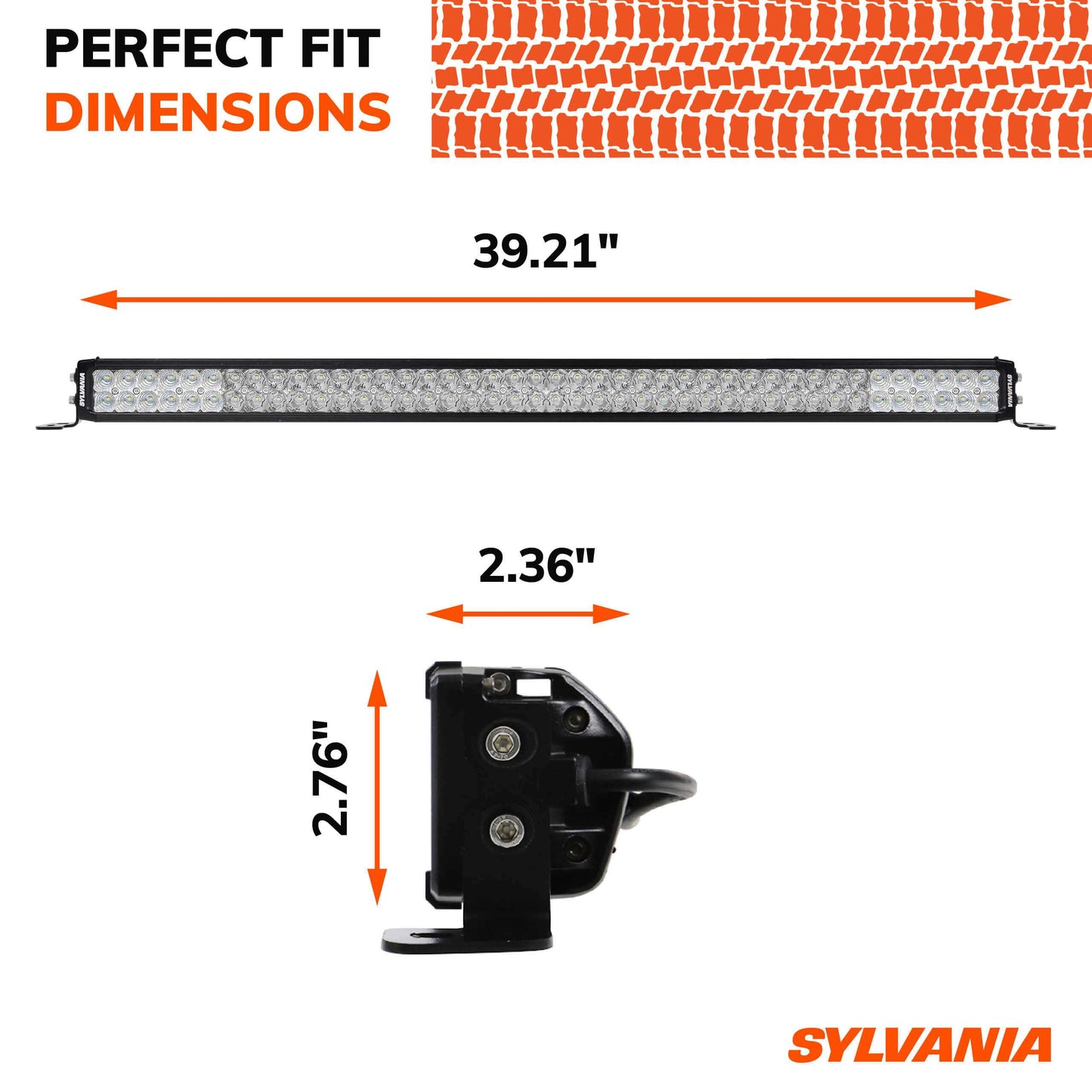 Sylvania Automotive 34088 Sylvania Ultra 40 Inch Led Light Bar - Combo