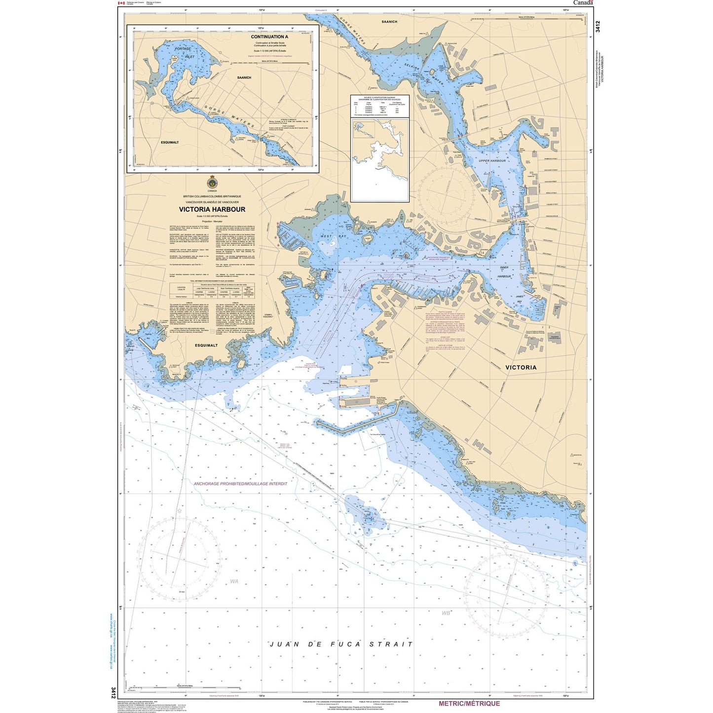 Paradise Clay CAN3412 CHS Chart Victoria Harbour