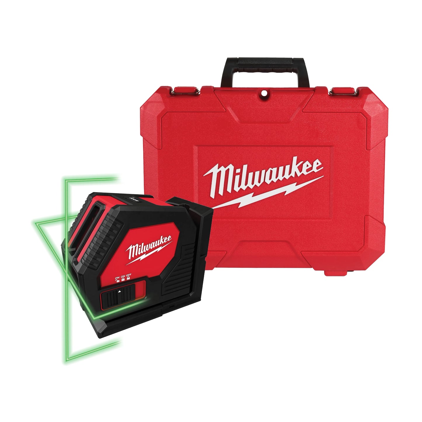 Milwaukee Tool 3421 Green Cross Line Laser, 1 EA