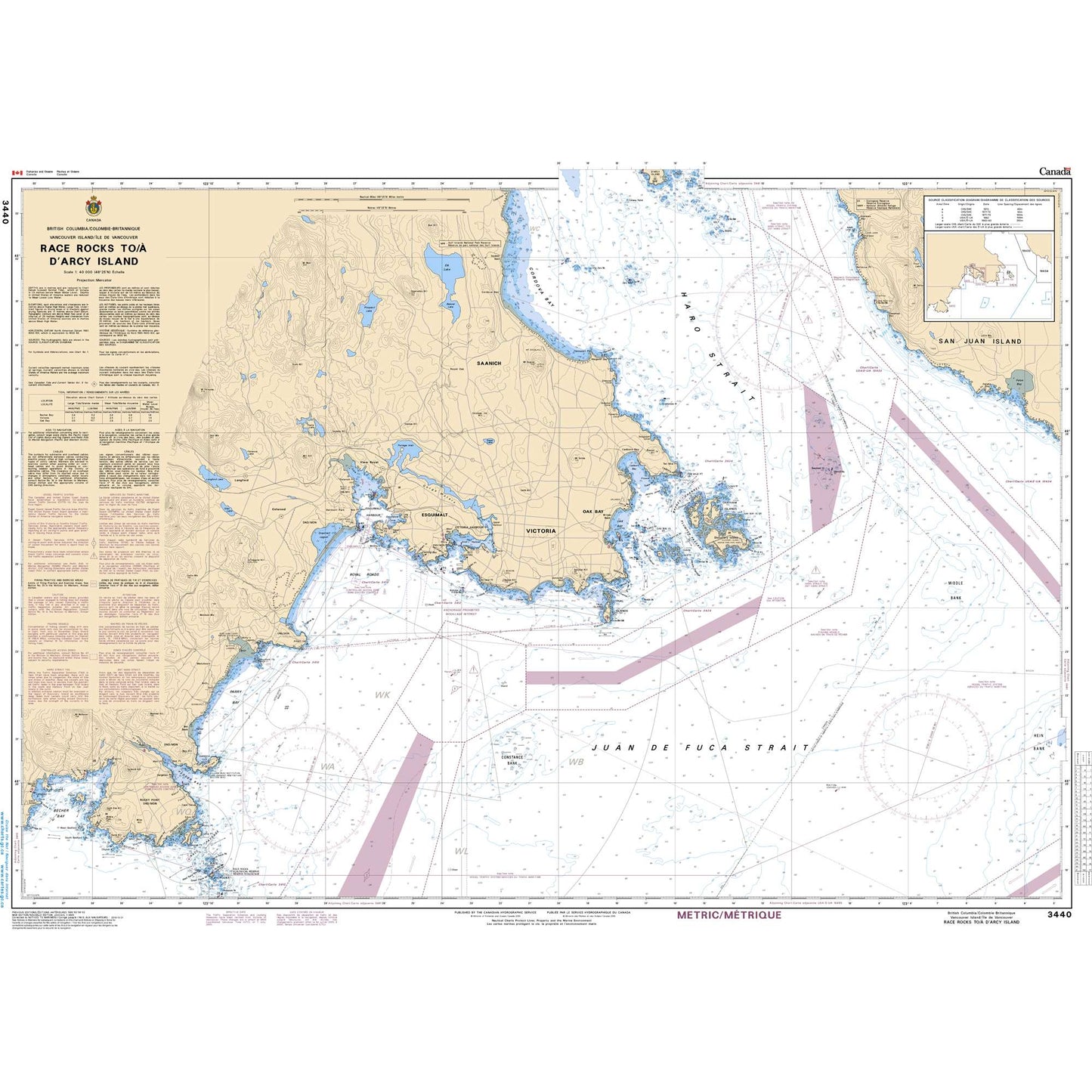 Paradise Clay CAN3440 CHS Chart Race Rocks to/ D'Arcy Island