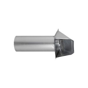 Lambro 3440G 4 Inch Galvanized Steel Exhaust Wall Hood Vent – 11 Inch Pipe