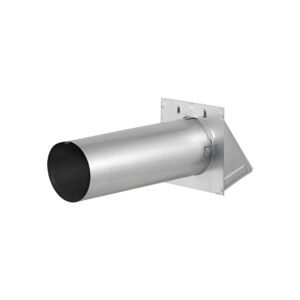 Lambro 3440G 4 Inch Galvanized Steel Exhaust Wall Hood Vent – 11 Inch Pipe