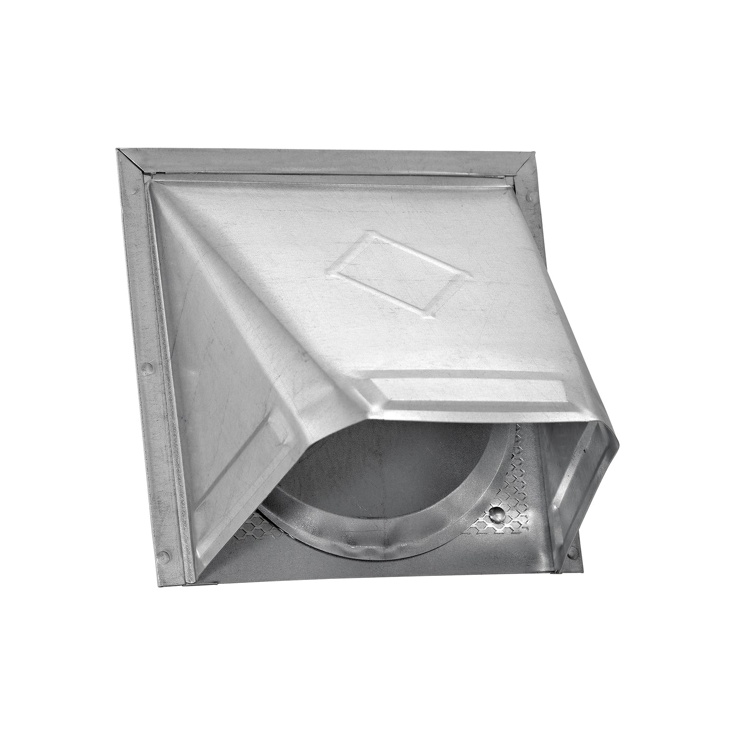 Lambro 3440GSNT 4 Inch Galvanized Steel Wall Exhaust Hood Bath Fan Vent – Damper – Screen – Flush Mount