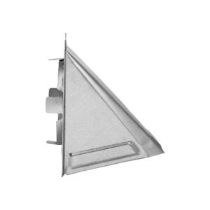 Lambro 3440GSNT 4 Inch Galvanized Steel Wall Exhaust Hood Bath Fan Vent – Damper – Screen – Flush Mount