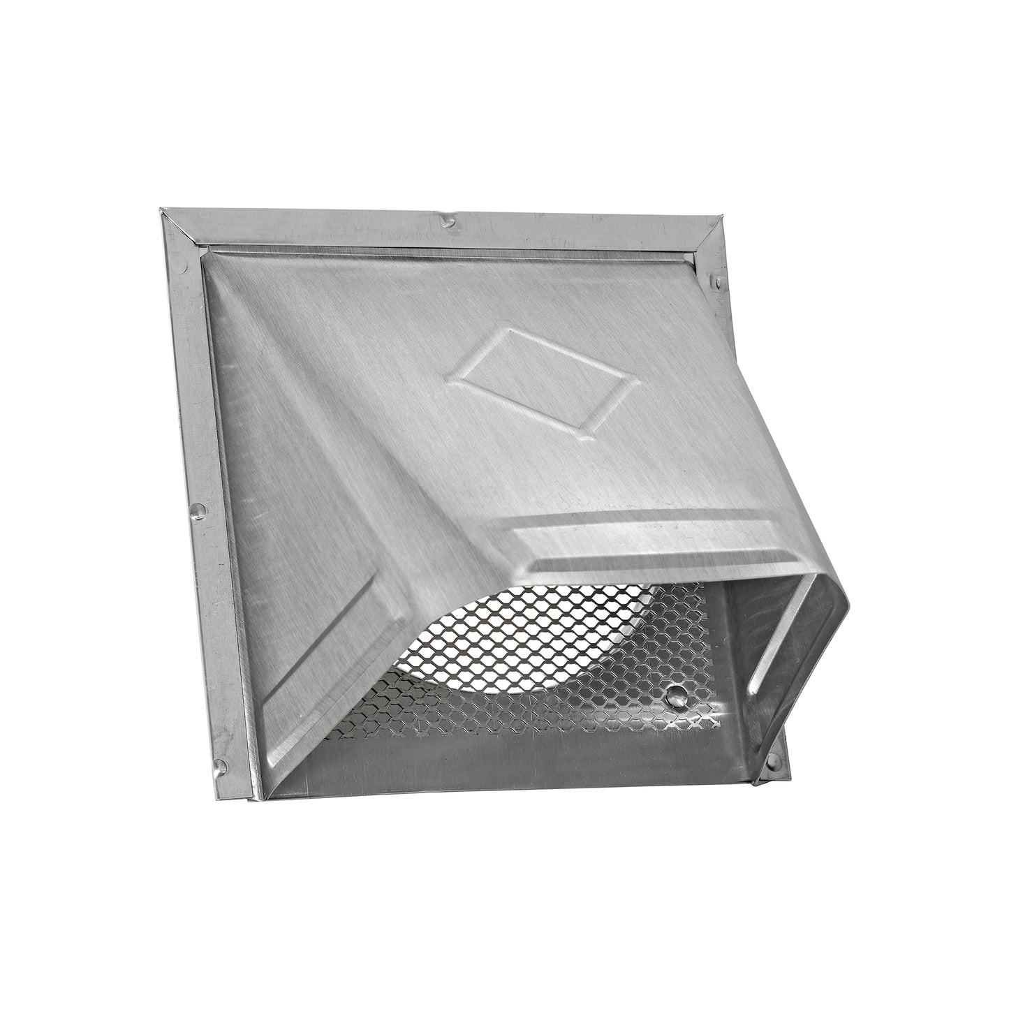 Lambro 3440NDSNT 4 Inch Aluminum Wall Fresh Air Intake Vent – Screen (No Damper)