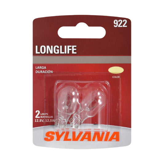 Sylvania Automotive 34490 Sylvania 922 Long Life Mini Bulb, 2 Pack