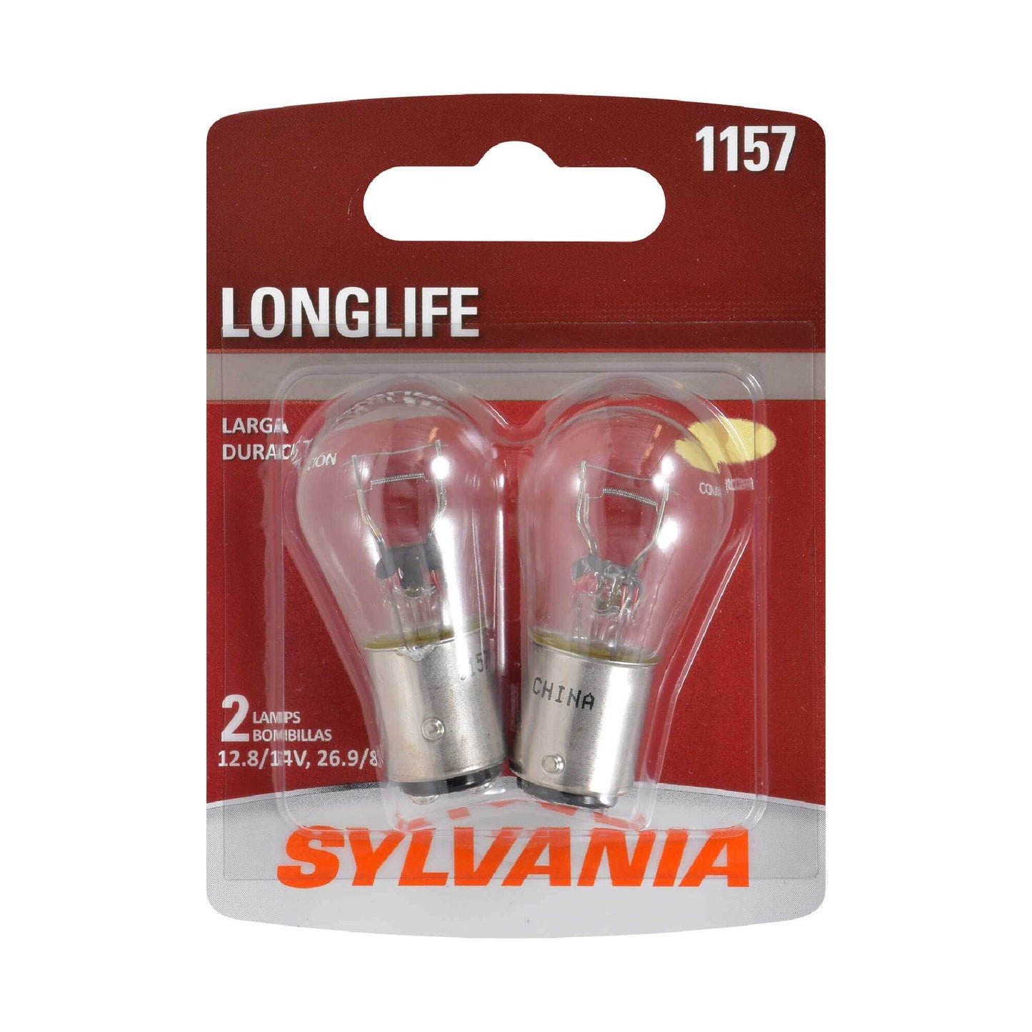 Sylvania Automotive 34497 Sylvania 1157 Long Life Mini Bulb, 2 Pack