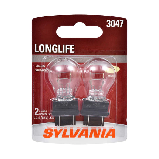 Sylvania Automotive 34517 Sylvania 3047 Long Life Mini Bulb, 2 Pack