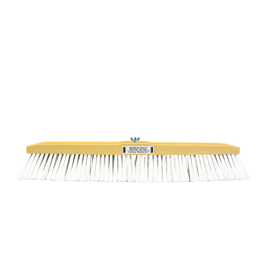 Bruske Medium Chalk White Casing With Chalk White Center Bristles 24"