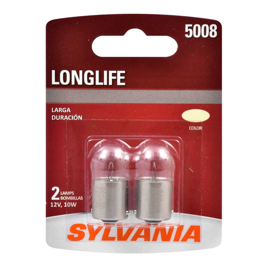 Sylvania Automotive 34531 Sylvania 5008 Long Life Mini Bulb, 2 Pack