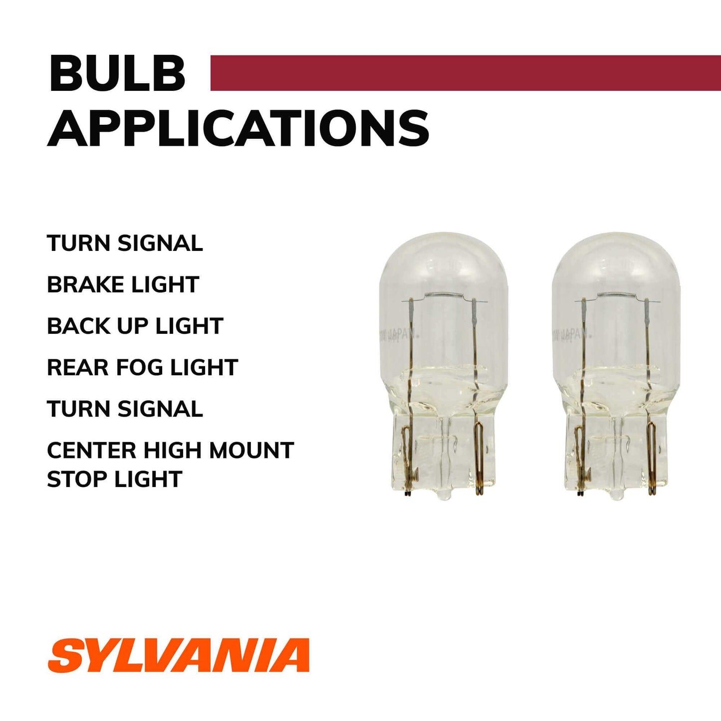 Sylvania Automotive 34535 Sylvania 7440 Long Life Mini Bulb, 2 Pack