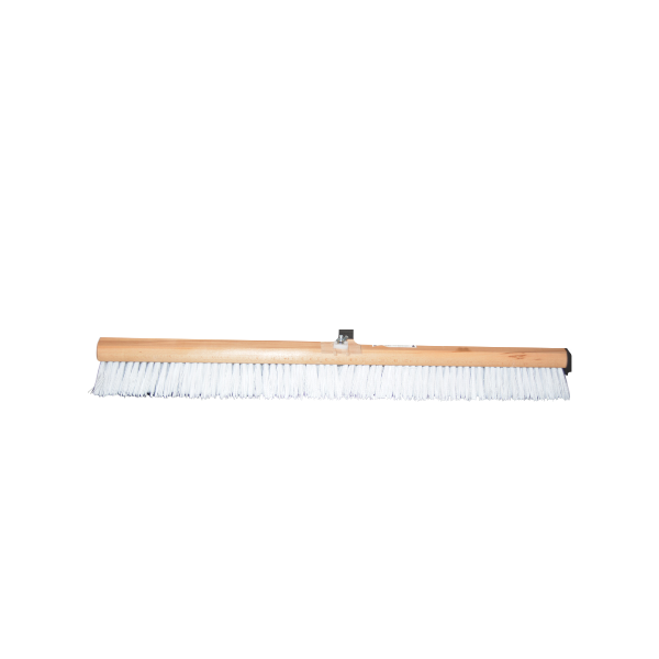 Bruske Medium Chalk White Casing With Chalk White Center Bristles 36"