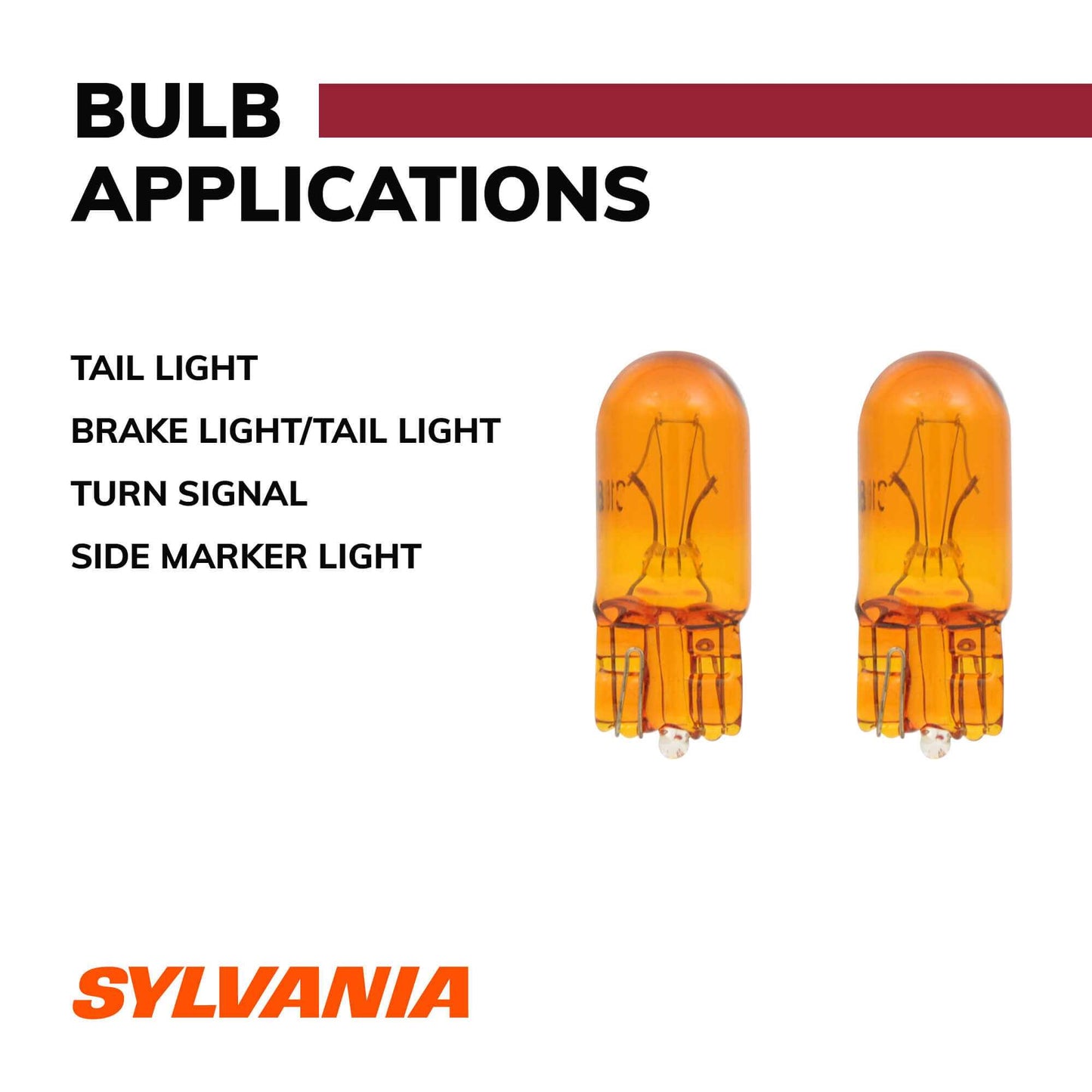 Sylvania Automotive 34542 Sylvania 168Na Long Life Mini Bulb, 2 Pack