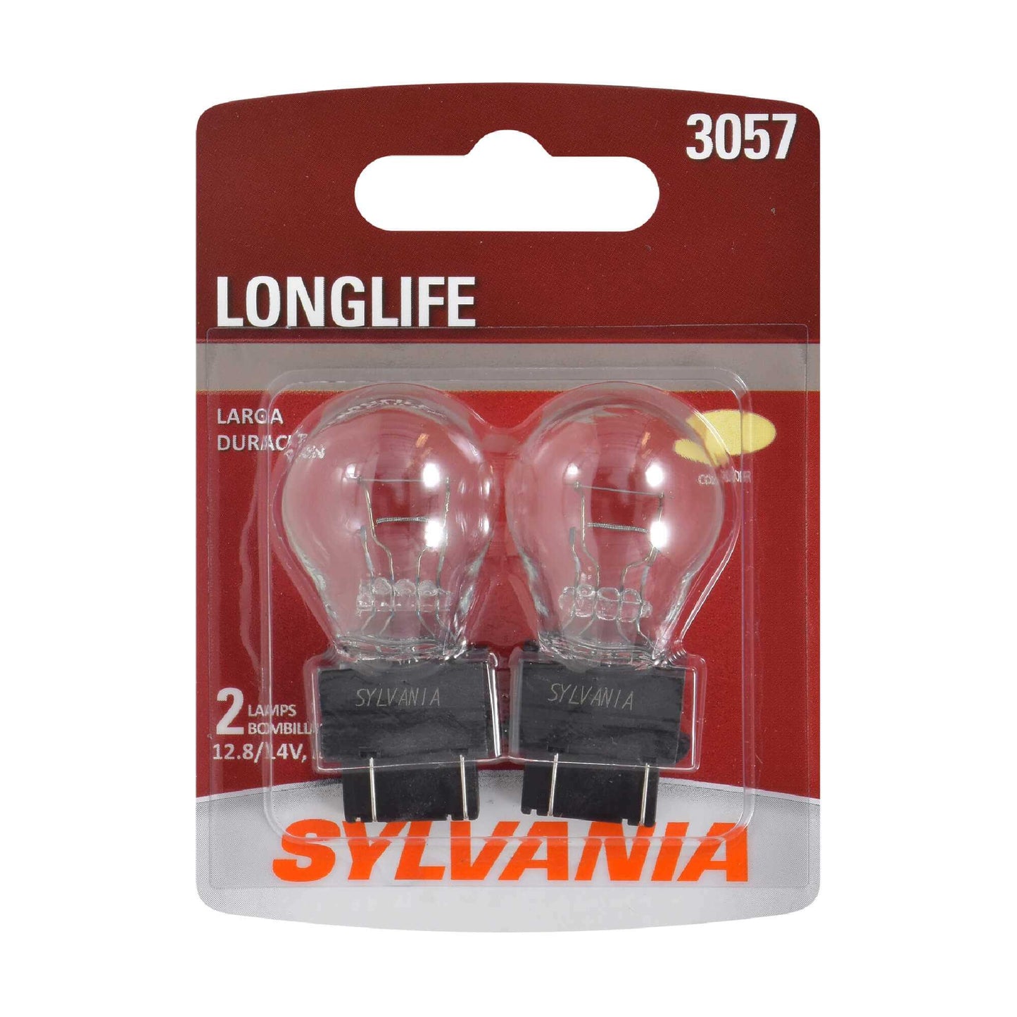 Sylvania Automotive 34579 Sylvania 3057 Long Life Mini Bulb, 2 Pack