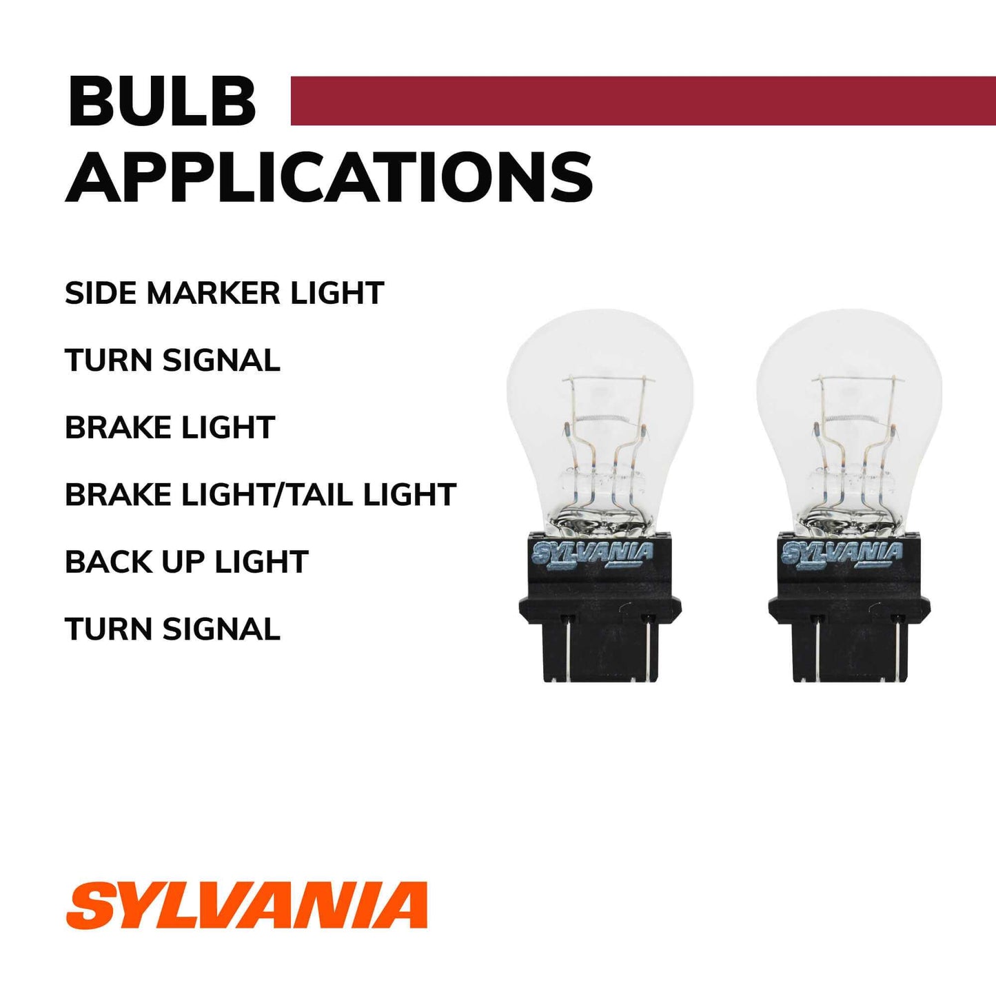 Sylvania Automotive 34579 Sylvania 3057 Long Life Mini Bulb, 2 Pack