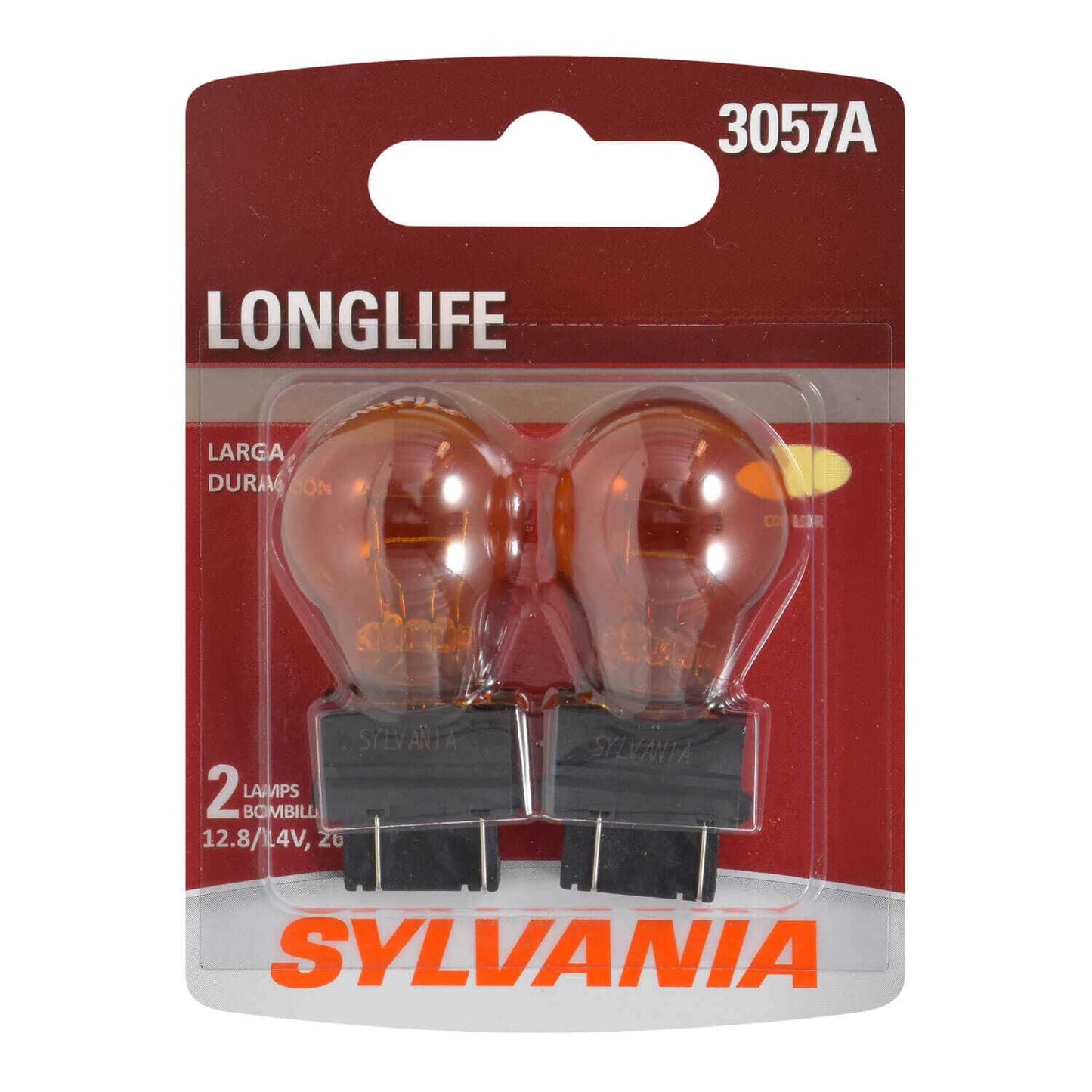 Sylvania 3057A Long Life Mini Bulb, 2 Pack