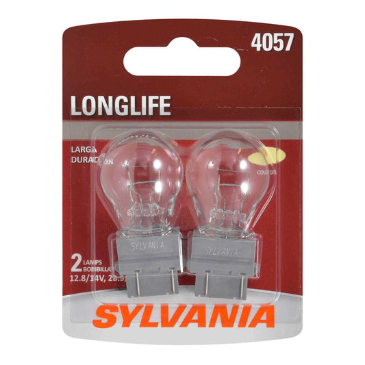 Sylvania Automotive 34589 Sylvania 4057 Long Life Mini Bulb, 2 Pack