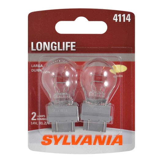 Sylvania Automotive 34590 Sylvania 4114 Long Life Mini Bulb, 2 Pack