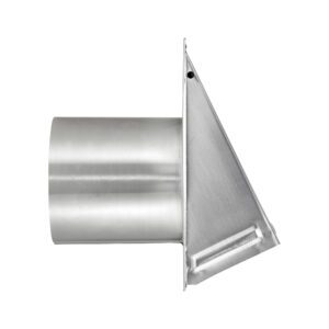 Lambro 3480-6 8 Inch Aluminum Exhaust Wall Hood Vent – 6 Inch Pipe