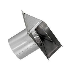 Lambro 3480-6 8 Inch Aluminum Exhaust Wall Hood Vent – 6 Inch Pipe