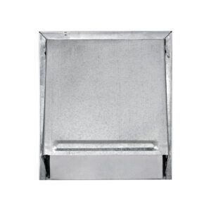 Lambro 3460G-11 6 Inch Galvanized Steel Exhaust Wall Hood Vent – 11 Inch Pipe