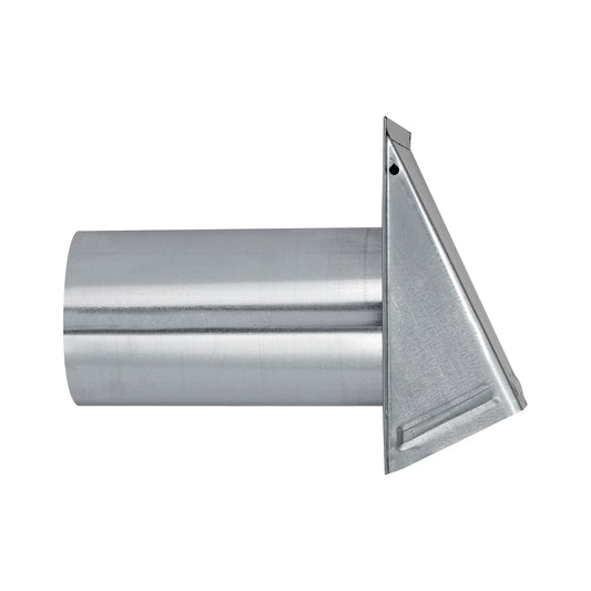 Lambro 3480G-11 8 Inch Galvanized Steel Exhaust Wall Hood Vent – 11 Inch Pipe