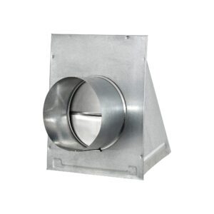 Lambro 3480G 8 Inch Galvanized Steel Exhaust Wall Hood Vent