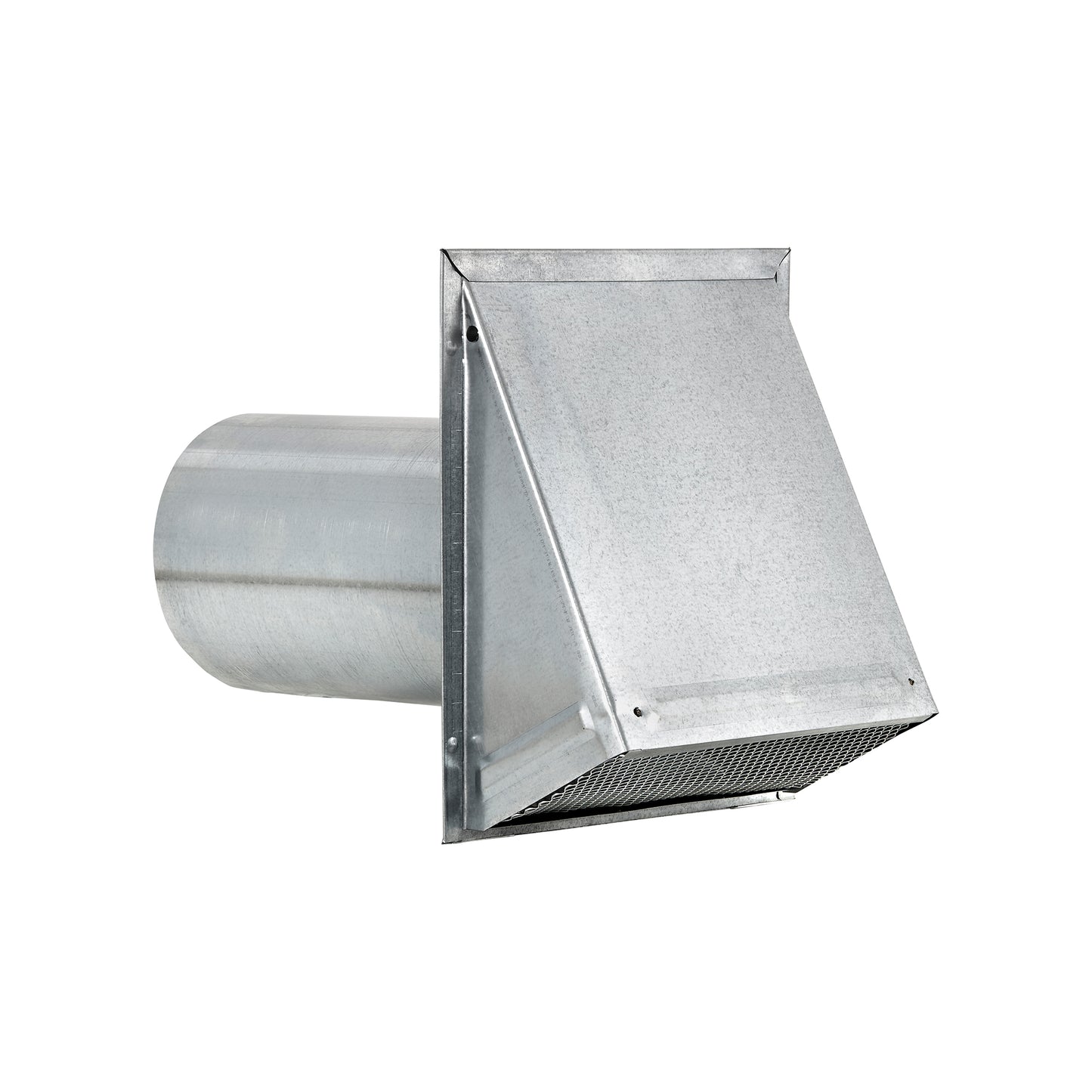 Lambro 3480GS-11 8 Inch Galvanized Steel Exhaust Wall Hood Vent – 11 Inch Pipe – Screen