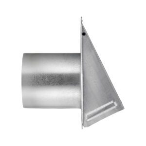 Lambro 3460GS-6 6 Inch Galvanized Steel Wall Exhaust Hood Bath Fan Vent – Damper – Screen – 6 Inch Pipe