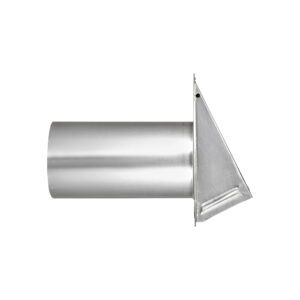 Lambro 3480NDS-11 8 Inch Aluminum Fresh Air Wall Intake Vent – Screen (No Damper)