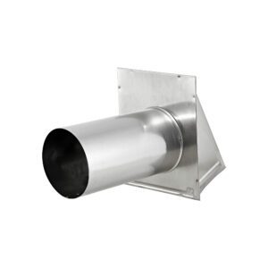 Lambro 3480NDS-11 8 Inch Aluminum Fresh Air Wall Intake Vent – Screen (No Damper)