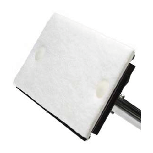 SOS Cleanroom Texwipe TX7150 TexMop Replacement Polyester Pads for 9" x 9" Wipers (Case Qty.) - Case