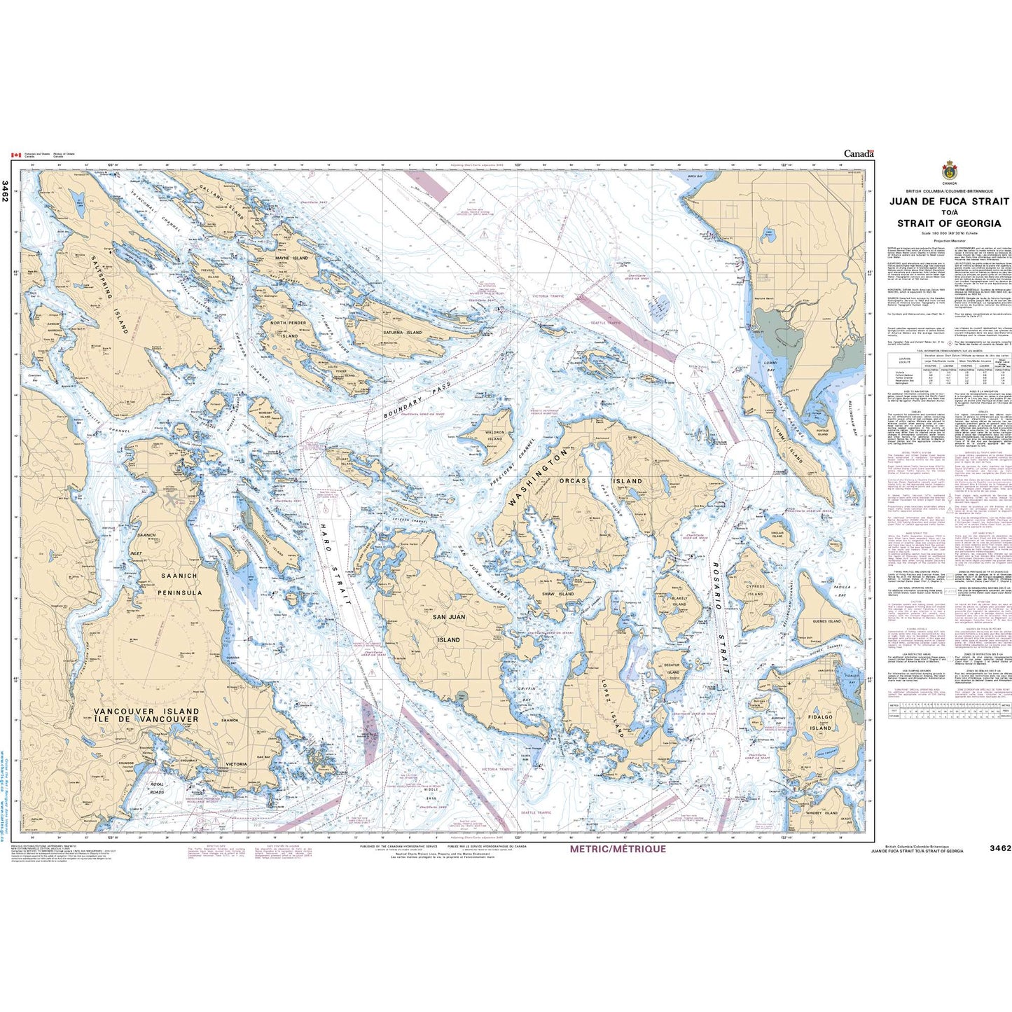 Paradise Clay CAN3462 CHS Juan de Fuca Strait to/ Strait of Georgia