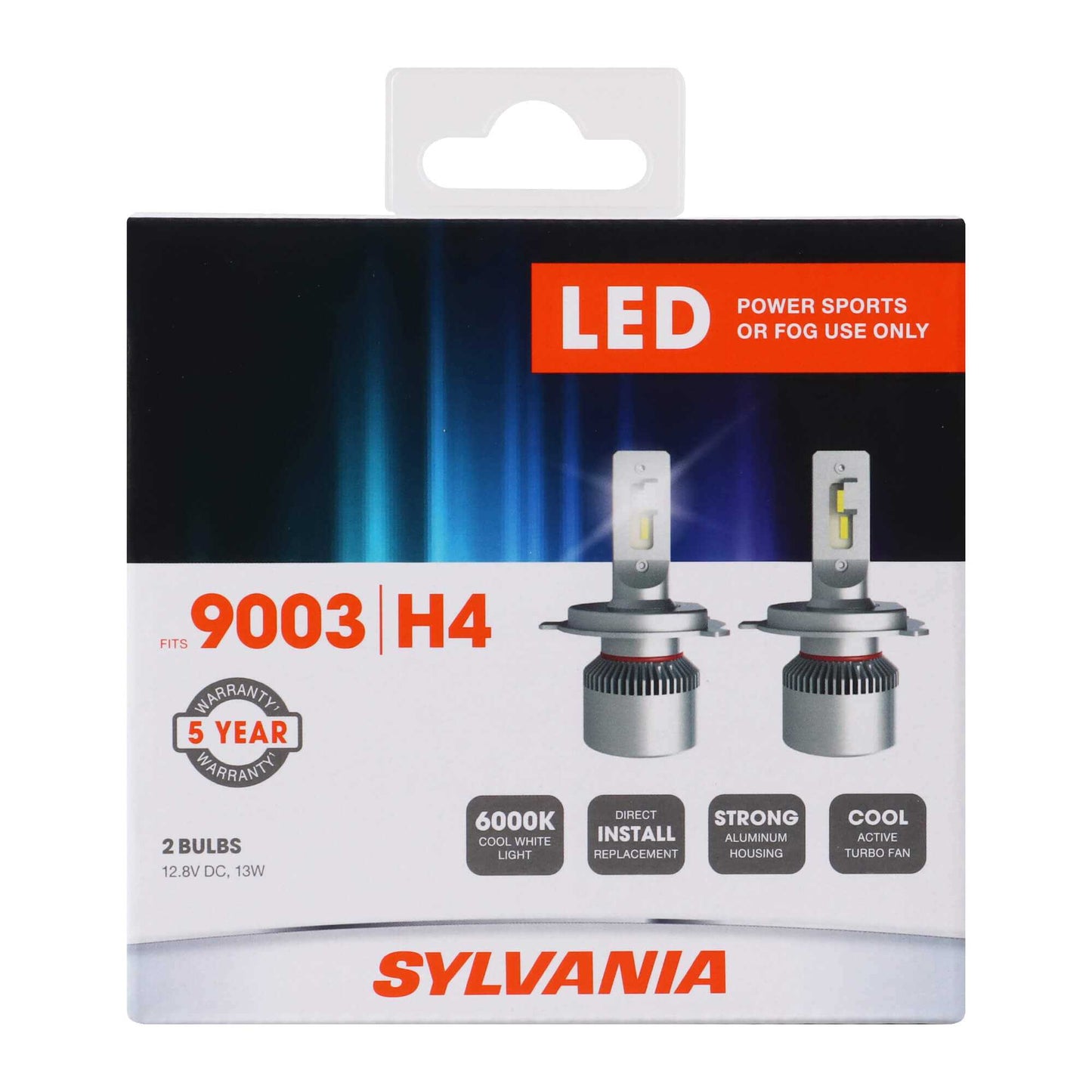 Sylvania 9003 Led Fog & Powersports Bulb, 2 Pack