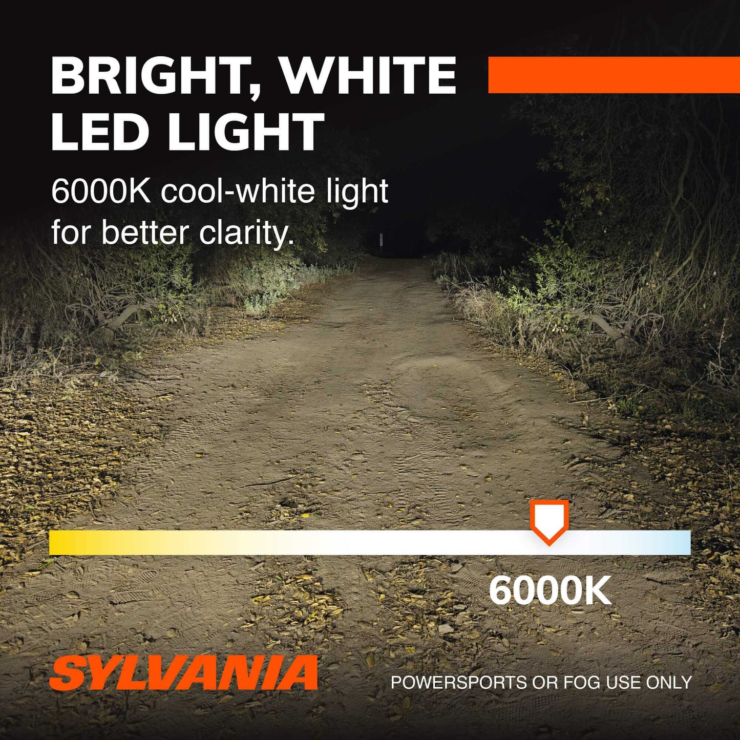 Sylvania 9003 Led Fog & Powersports Bulb, 2 Pack