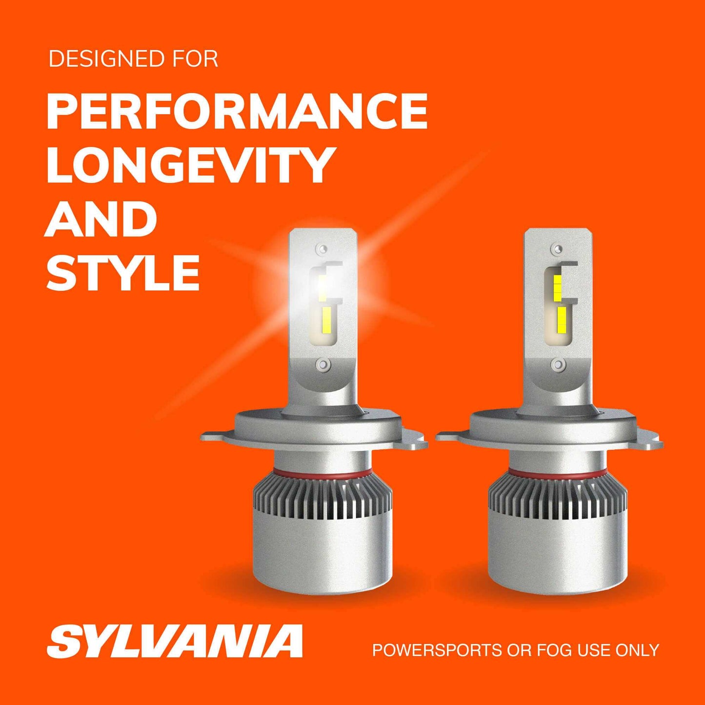 Sylvania 9003 Led Fog & Powersports Bulb, 2 Pack