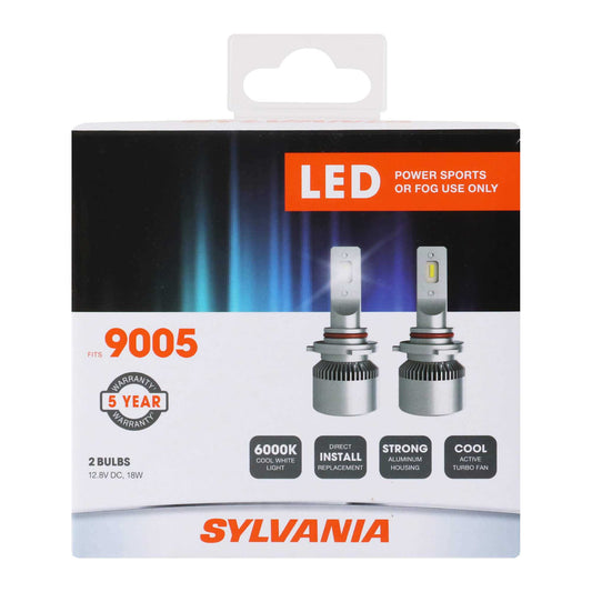 Sylvania 9005 Led Fog & Powersports Bulb, 2 Pack